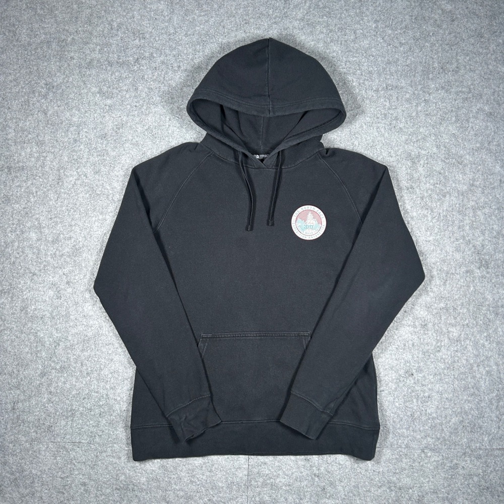 North Face hoodie women Medium Black Expedition Antarctica Queen Maud Land 2017‎